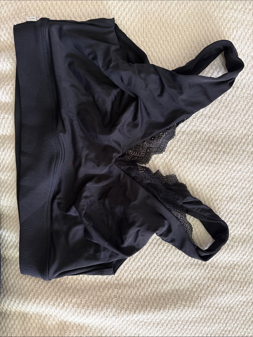 HARPER WILDE - Black Lace-Trim Bralette - Women Intimates